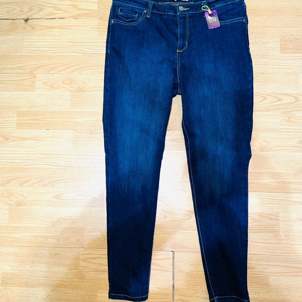 019 womens indigo blue jeans misses size 12